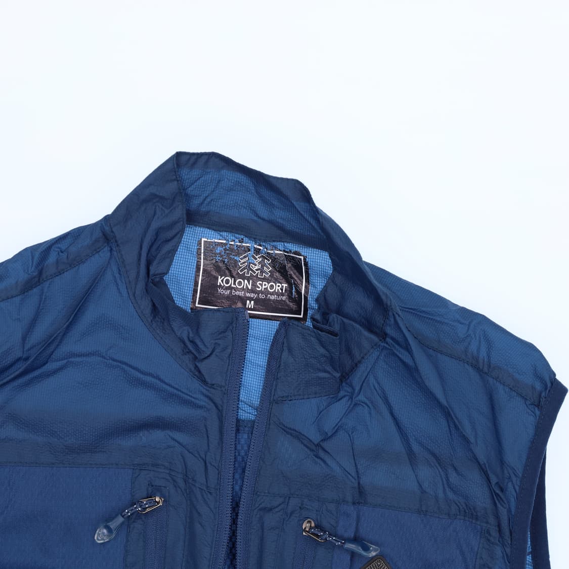 [M] 코오롱스포츠 등산복 바람막이 조끼 베스트 1215H1 상품이미지3