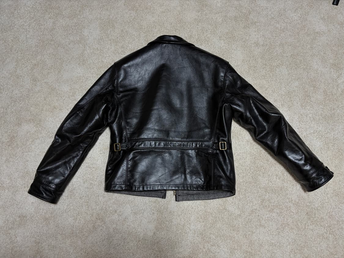 곤조2 가죽자켓 / 곤조티비x아카펠라클로딩 자켓 판매 상품이미지6