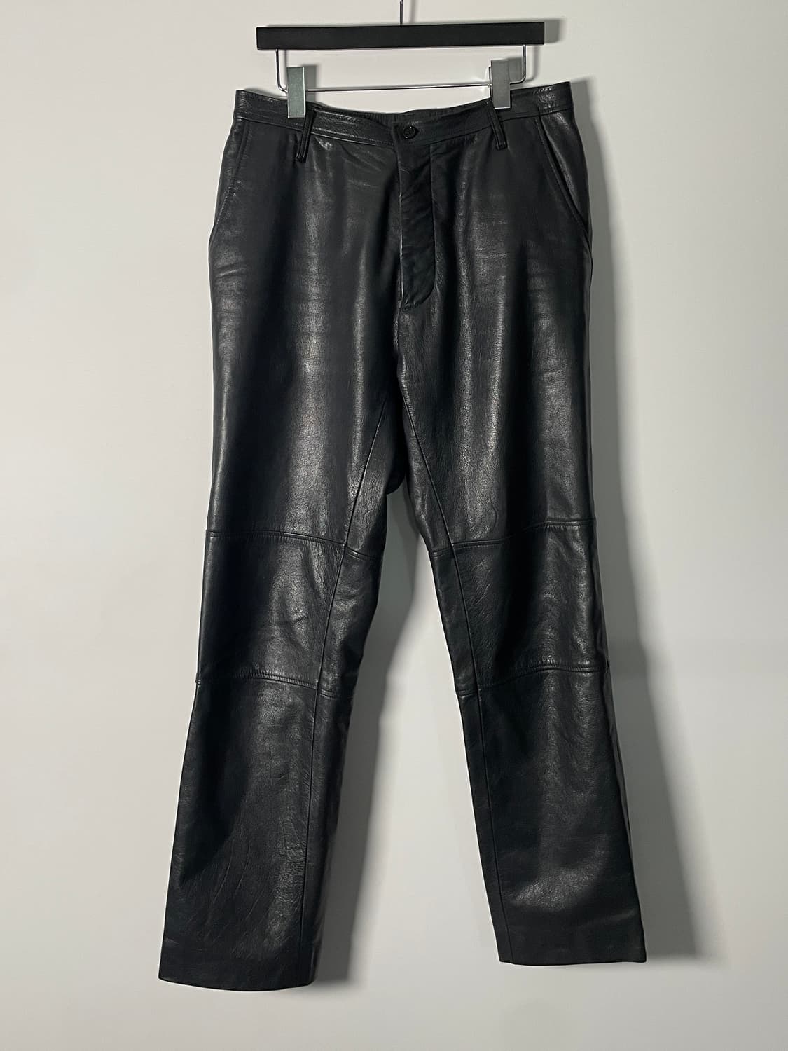 (새상품) 엠포리오 아르마니 레더 팬츠 (onp.23)  상품이미지3