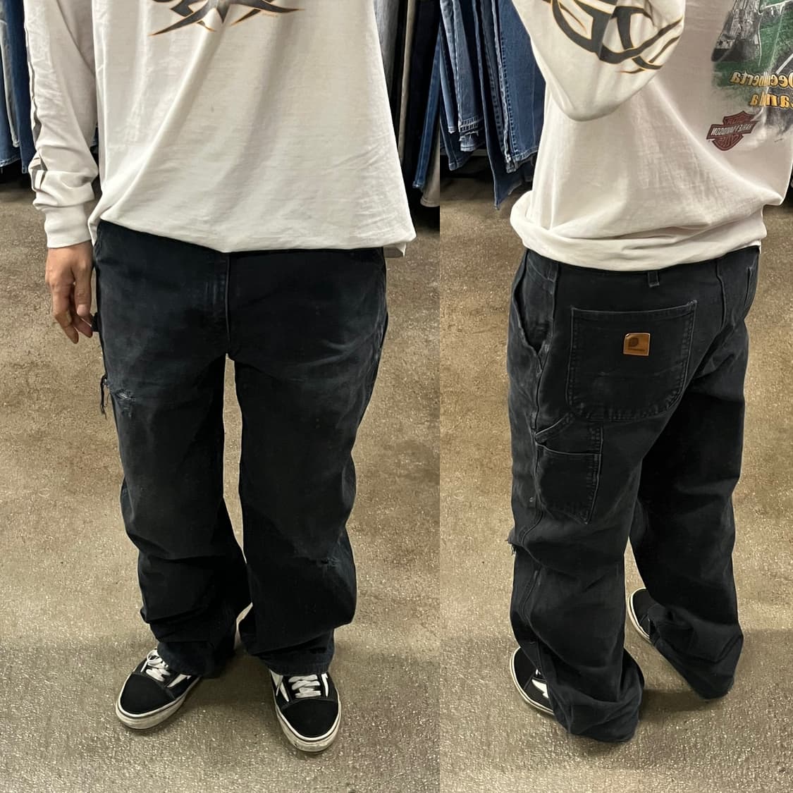 Carhartt 데미지 카펜터 팬츠 (33“) 상품이미지6