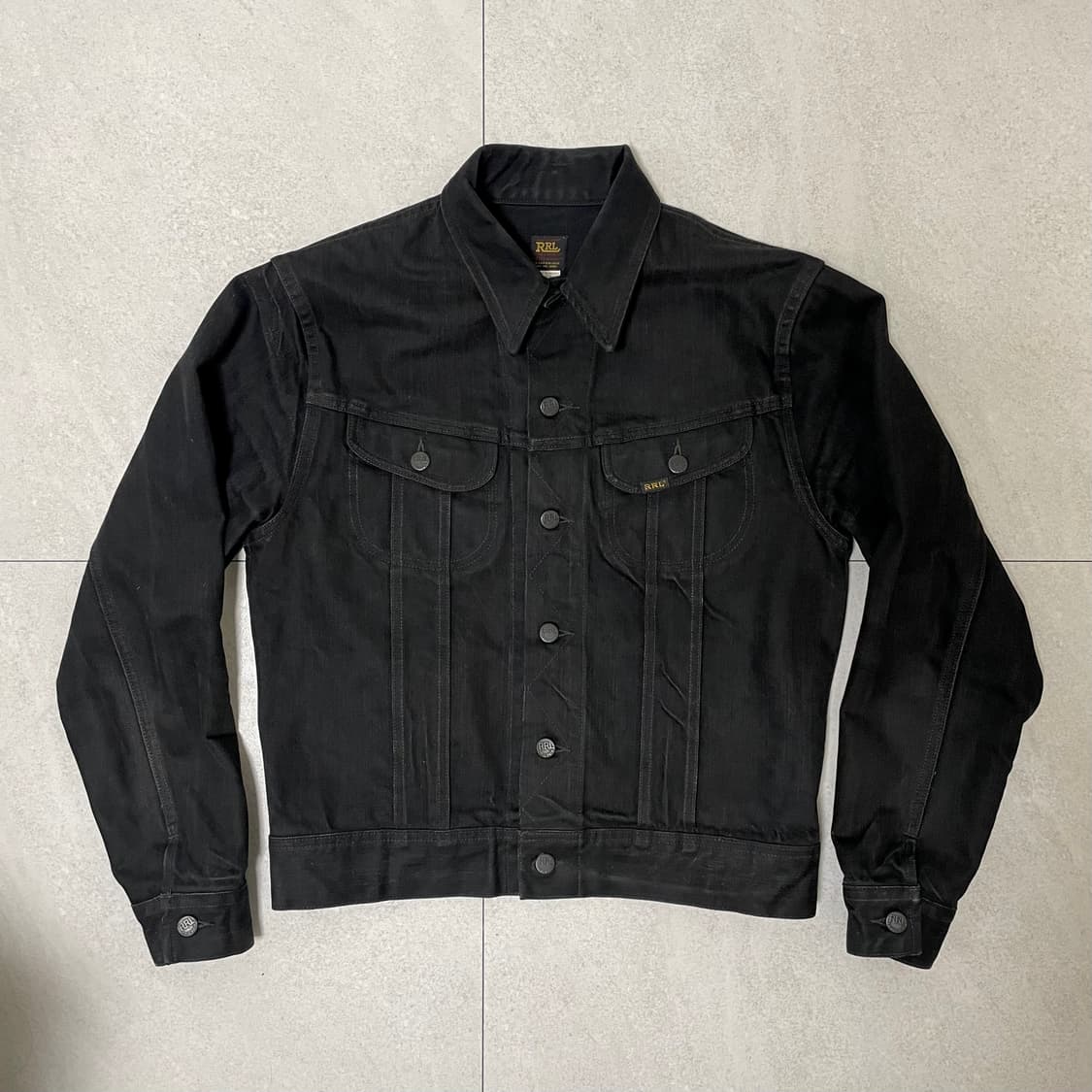 RRL Lot 271 블랙 데님 자켓 M 상품이미지1