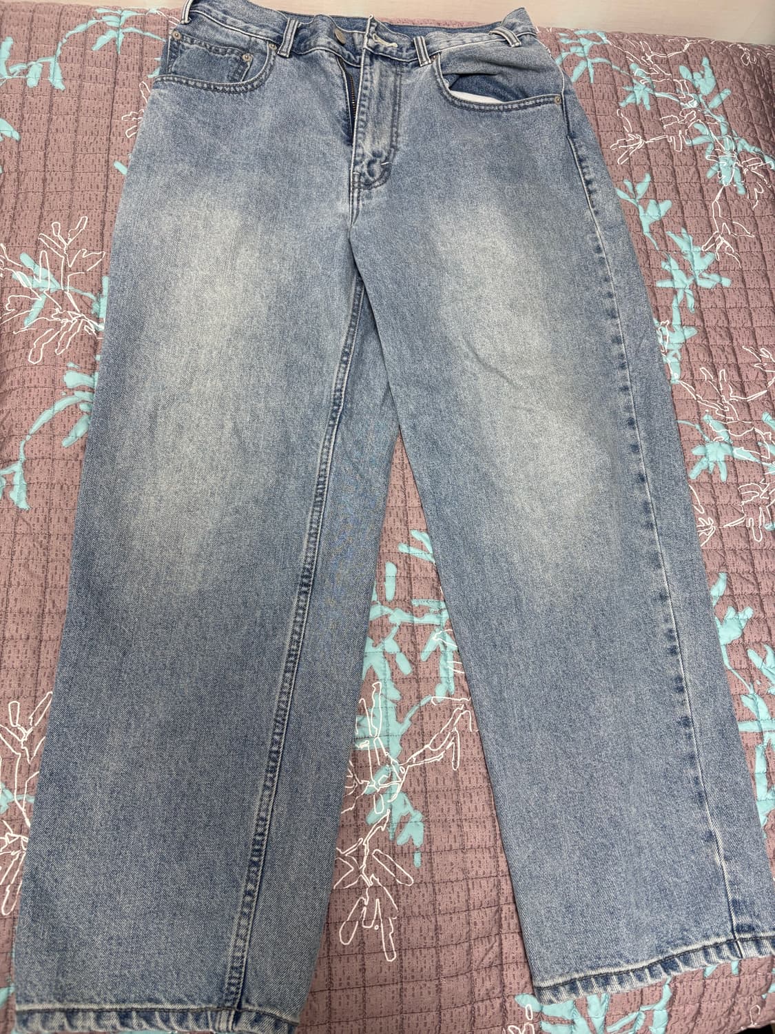 디스이즈네버댓 릭렉스드 데님팬츠 연청 s 상품이미지1