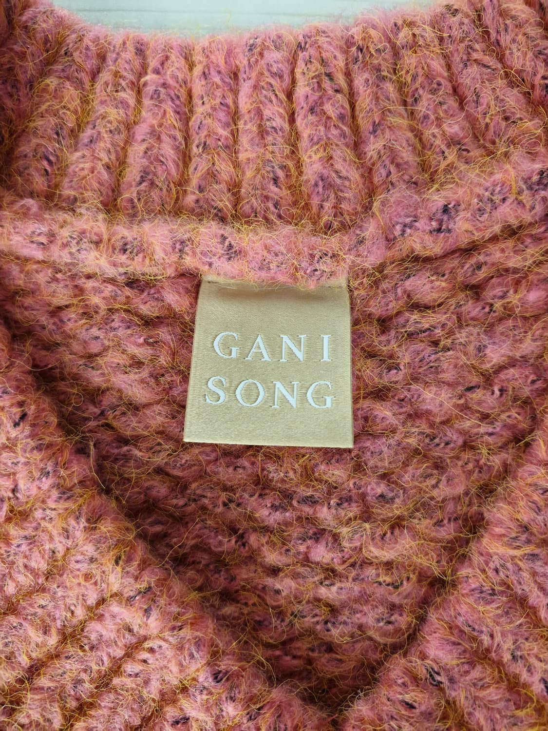 가니송(GANISONG) 코튼 캔디 울니트 베스트 상품이미지6