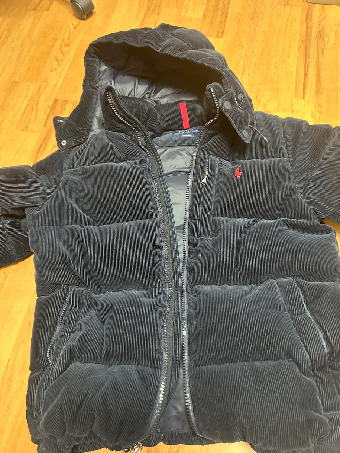 폴로 랄프로렌 코듀로이 패딩 상품이미지1