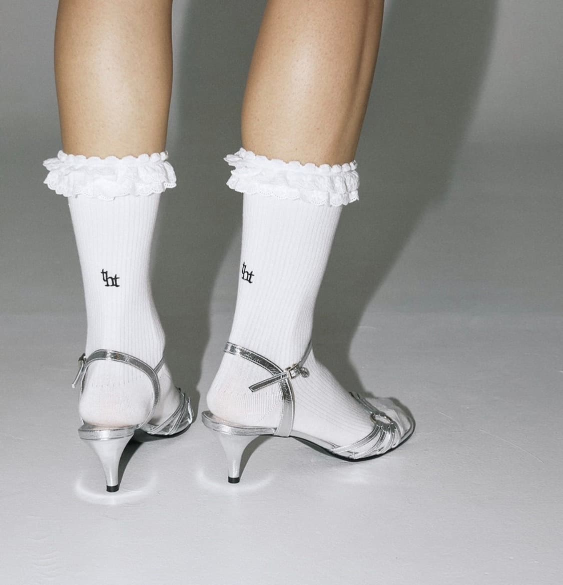 쓰리타임즈 페탈 삭스 양말 니삭스 상품이미지2