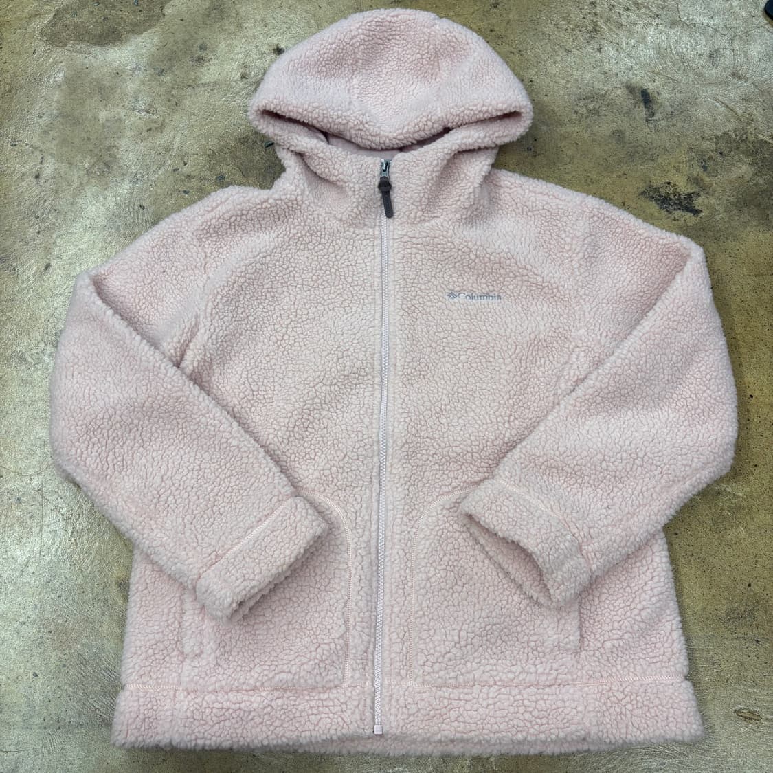 [정품/L] 컬럼비아 핑크 쉐르파 플리스 후드집업 b16 상품이미지2