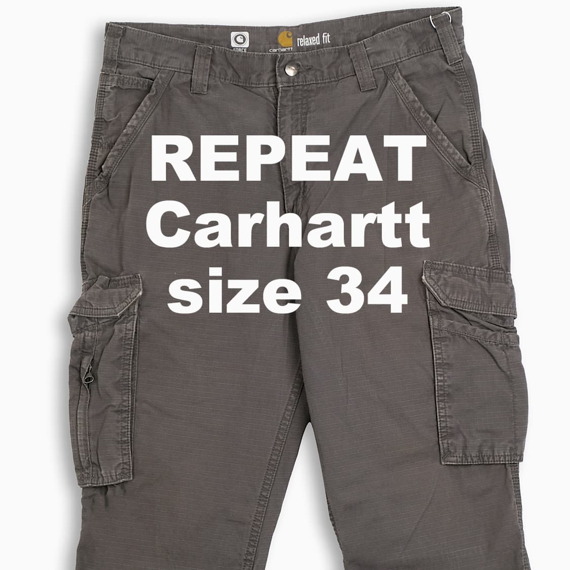 빈티지 칼하츠 카고 워크 팬츠 34 인치 CH1483401 상품이미지1