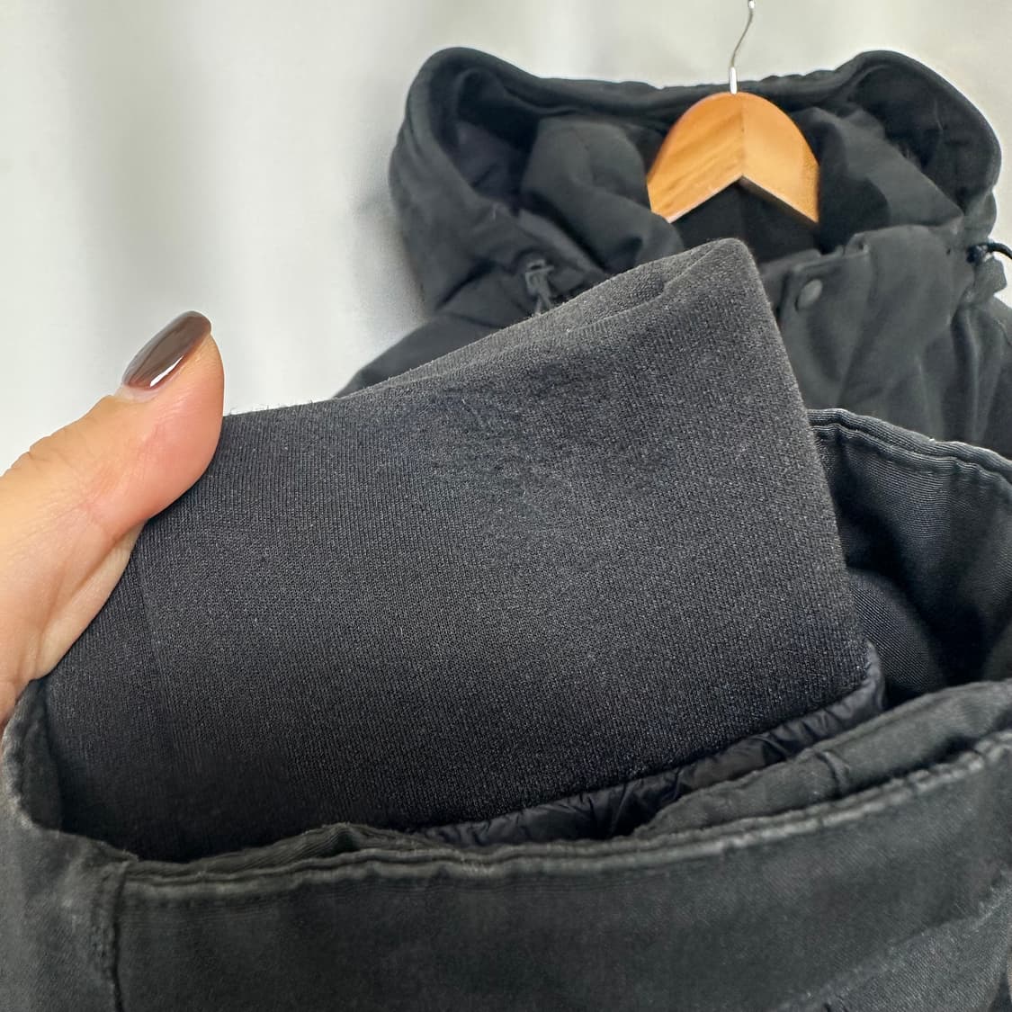   디스커버리 남자 거위털 패딩점퍼 솜빵빵 검정 100 EI 상품이미지7