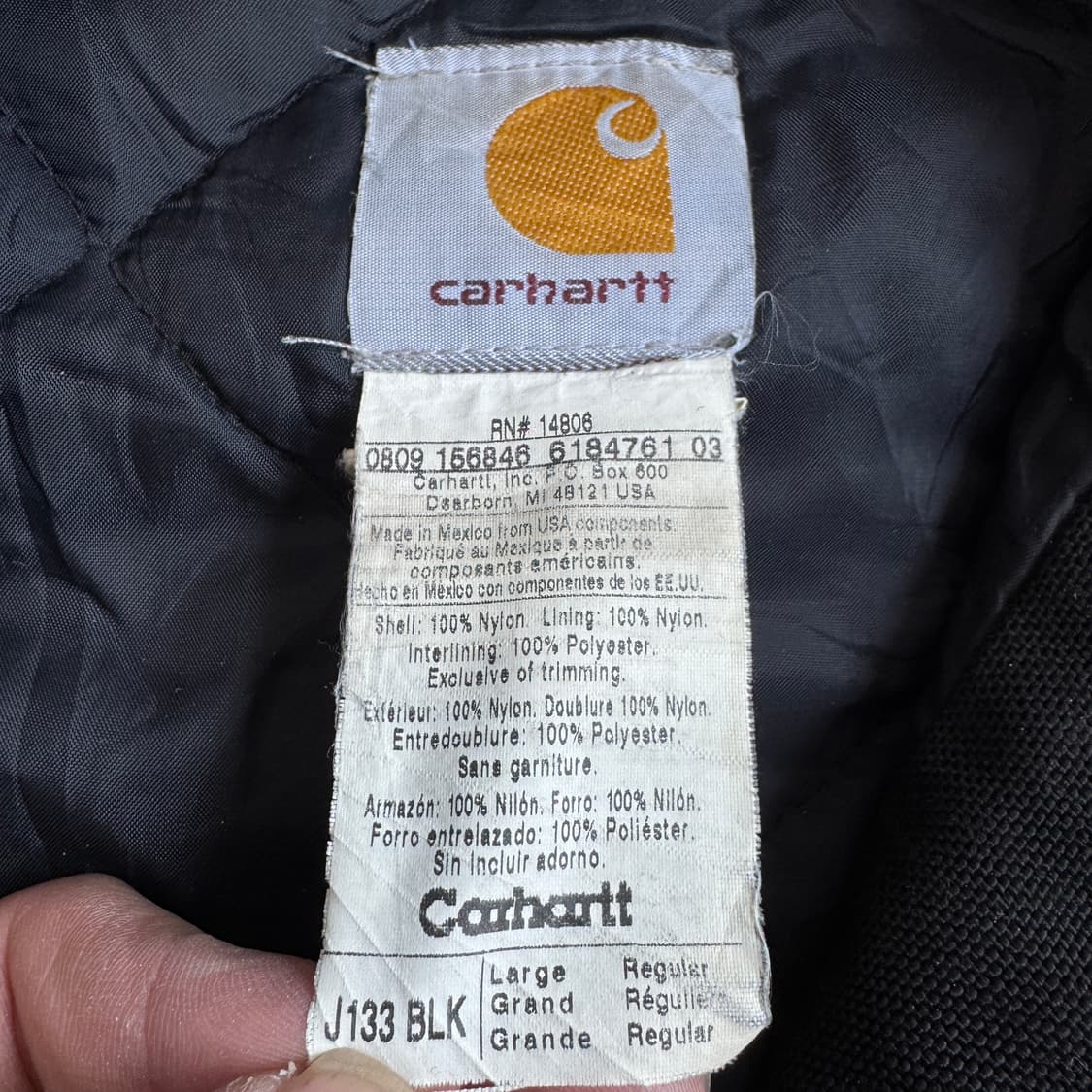 칼하트 OG J133 덕액티브 후드 워크자켓  상품이미지7