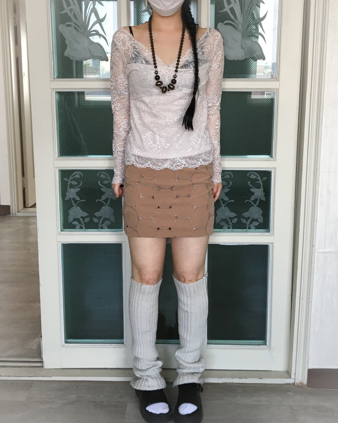 Pattern mini skirt 상품이미지4