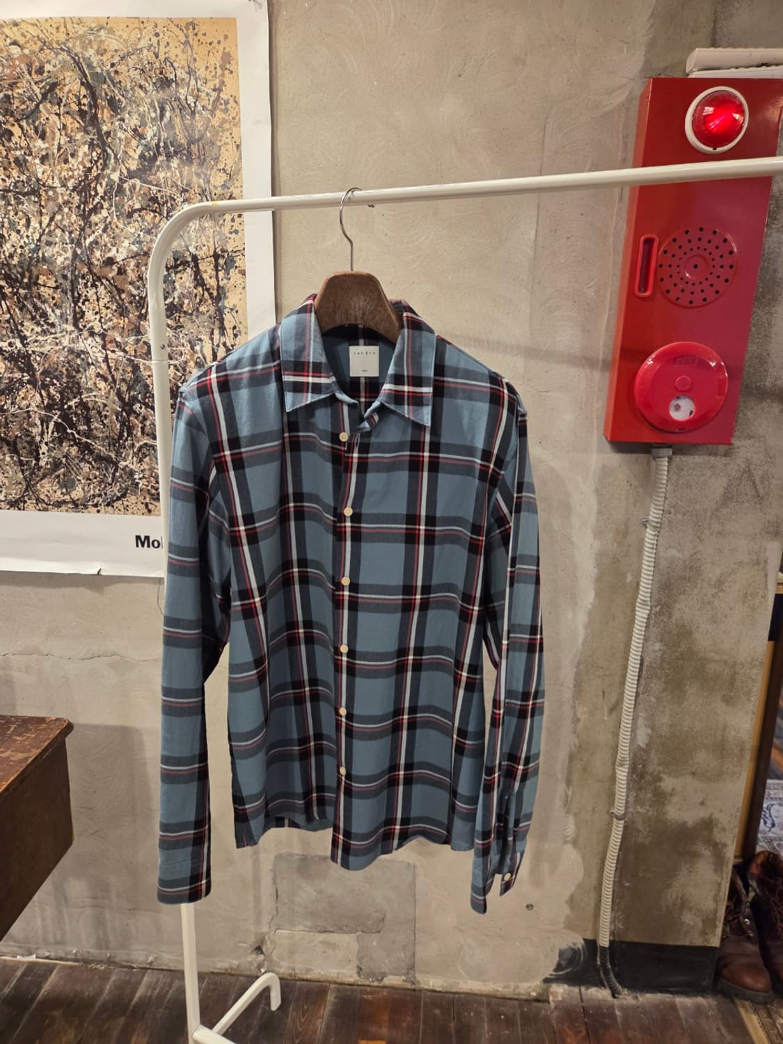 산드로 플란넬셔츠 상품이미지8