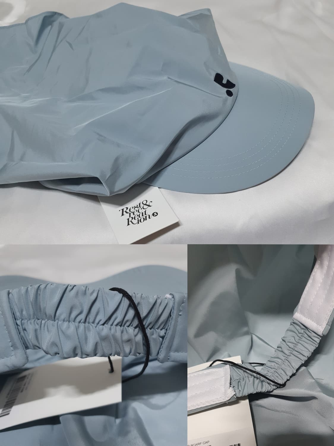블루 귀요미 레스트앤레크레이션 스카프캡 볼캡 모자 상품이미지10