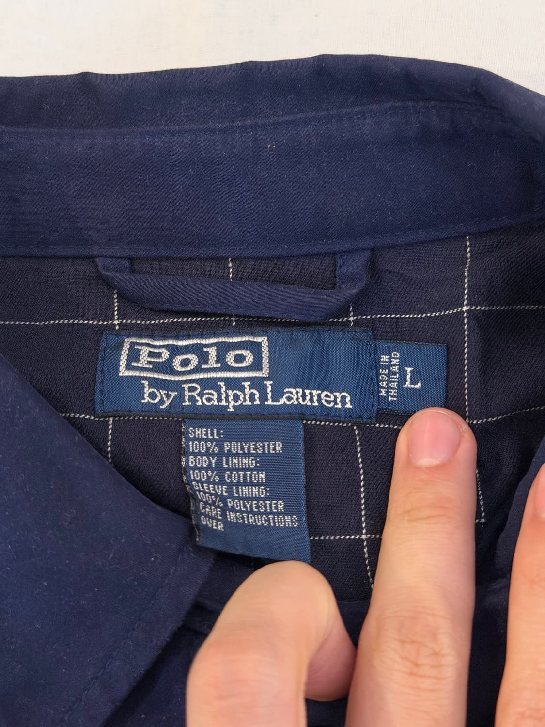 폴로 랄프로렌 블루종 스윙탑 봄버자켓 네이비 상품이미지5