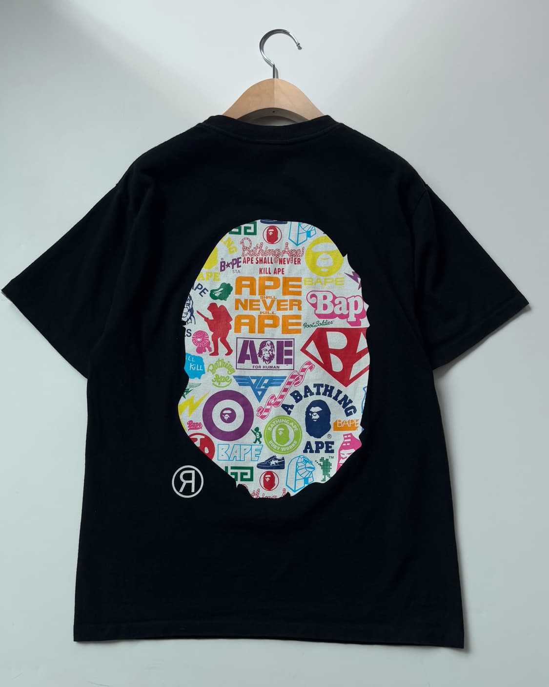 Bape 베이프 멀티컬러 빅컬리지 티셔츠   상품이미지4
