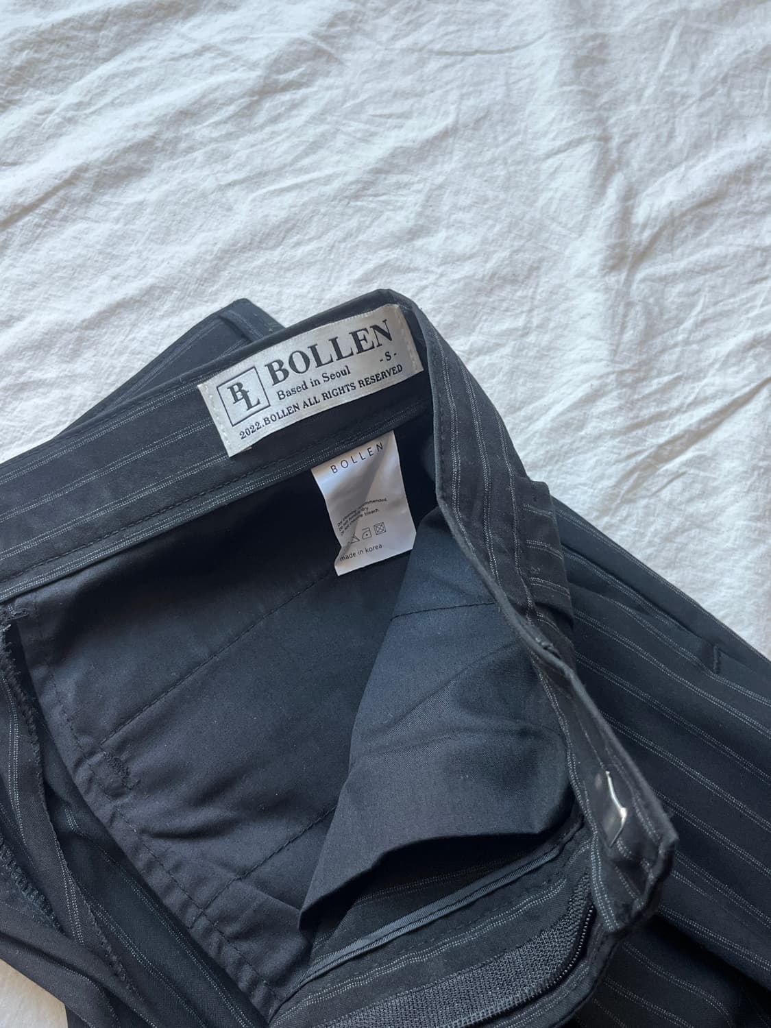 포에니 투턱 와이드 스트라이프 슬랙스 상품이미지6