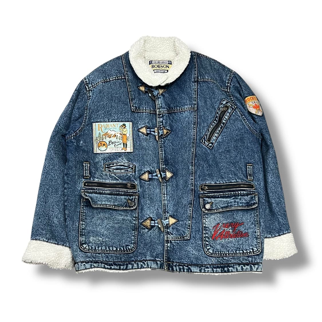 밥슨 셰르파 데님 더플코트 s08671 상품이미지2