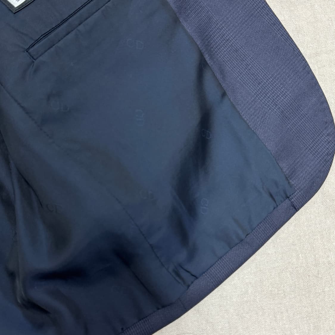 크리스챤디올 재팬 빈티지 체크 블레이저 자켓 100 상품이미지4