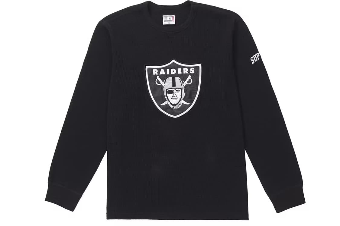 SupremeXNFL long 와플 써멀 XL 상품이미지1