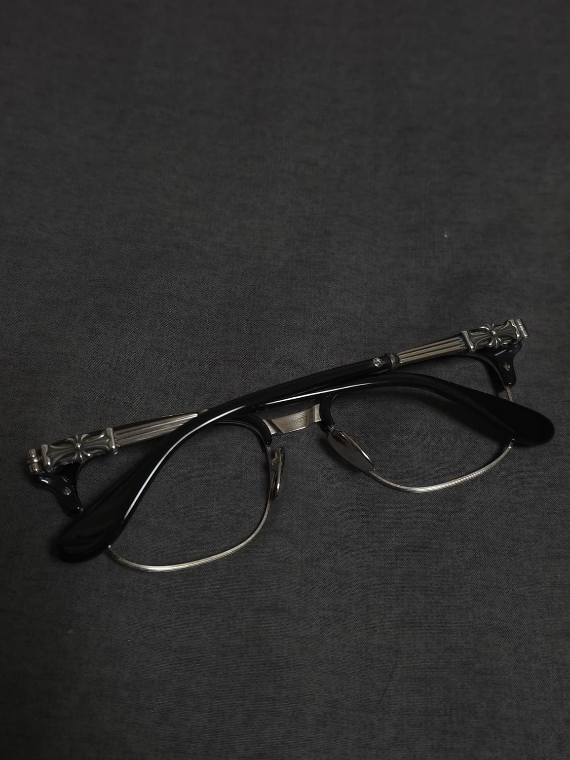 [OS] 크롬하츠 보넨노이슈어2 안경 실버 블랙 상품이미지4