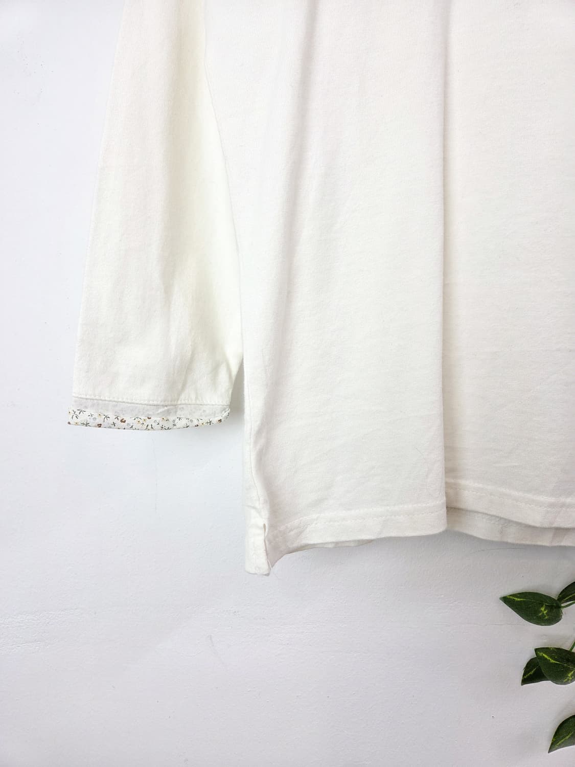 잔꽃 포인트 7부 슬리브 상품이미지3