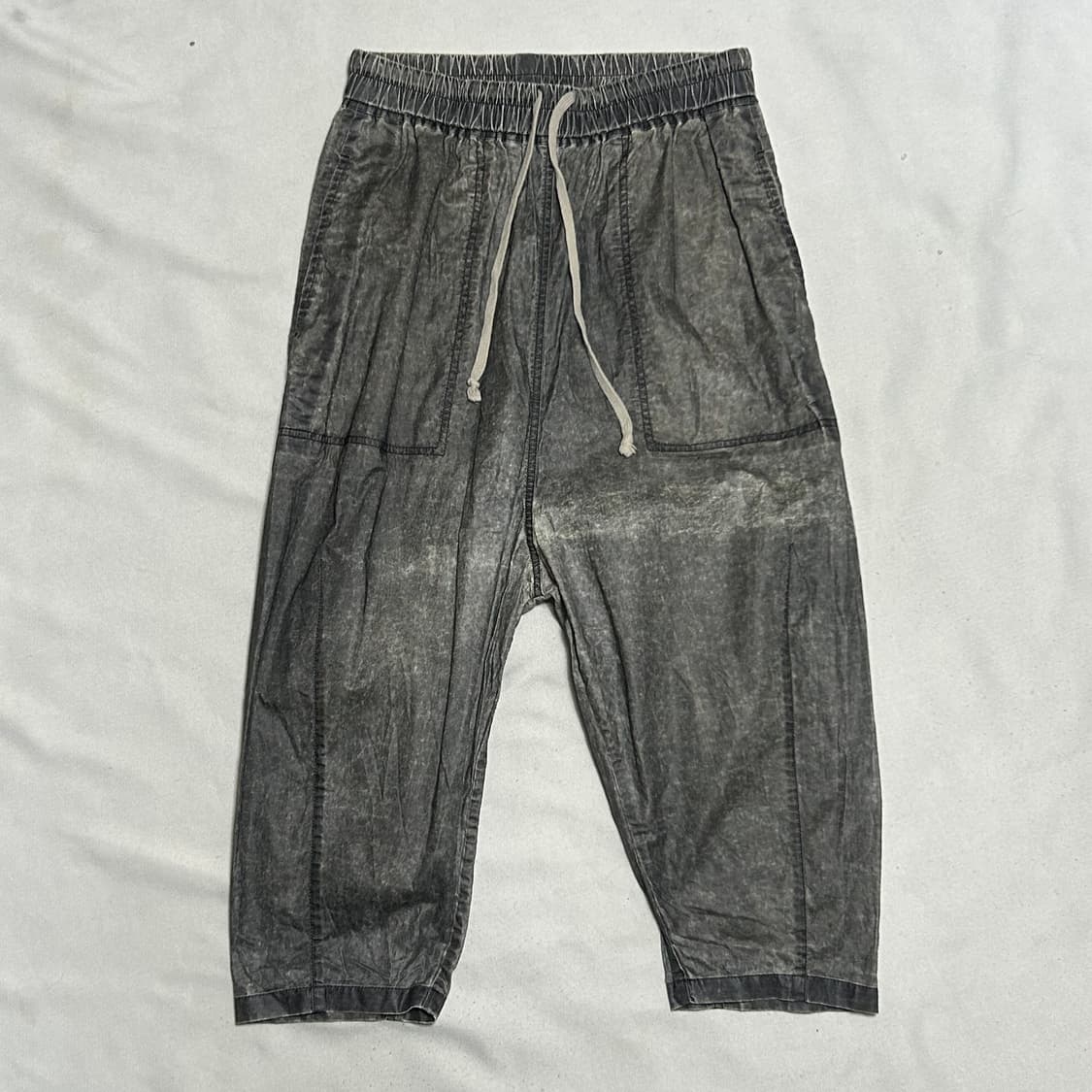 S 릭오웬스 다크쉐도우 17ss 로우 크로치 크롭 배기 팬츠 상품이미지2