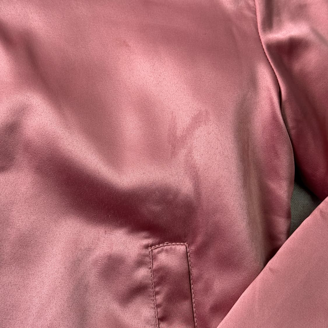 아디다스 파스텔핑크 백로고 봄버 사틴 자켓 95 상품이미지8