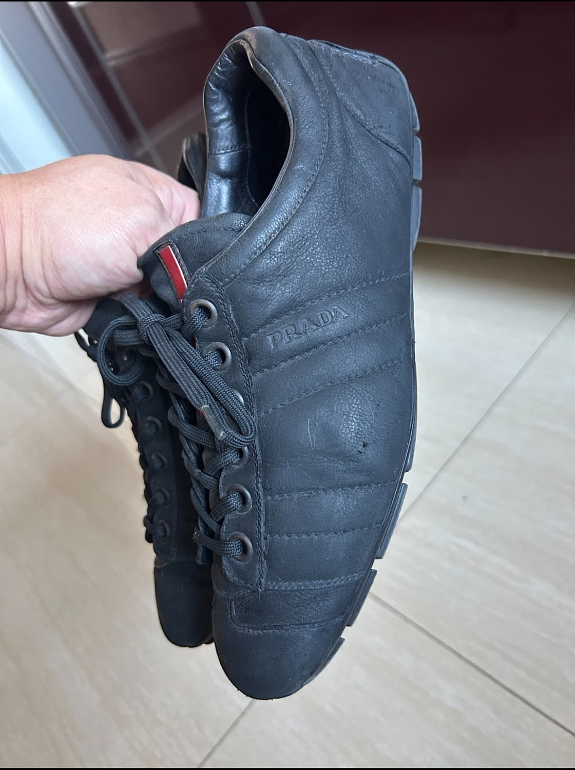 프라다 빈티지 스니커즈 7.5 상품이미지5
