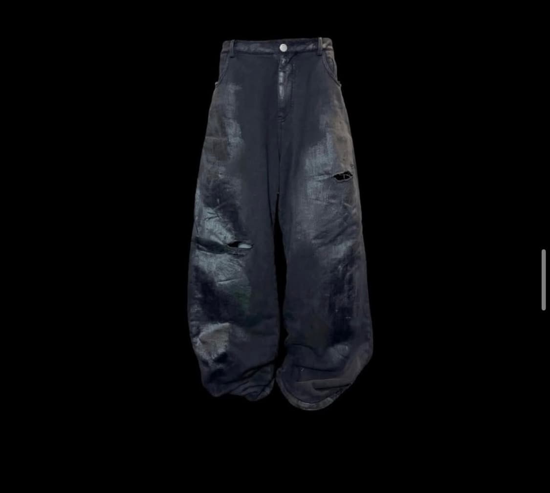 에모스탠그클럽 6포켓 와이드 배기 코티드 스웻팬츠 [1] 상품이미지1