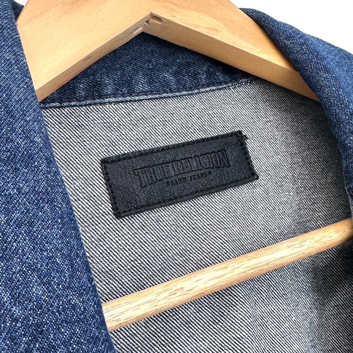 트루릴리젼 트루릴리전 데님 자켓 청자켓 트러커 여성 오버핏 M 상품이미지6