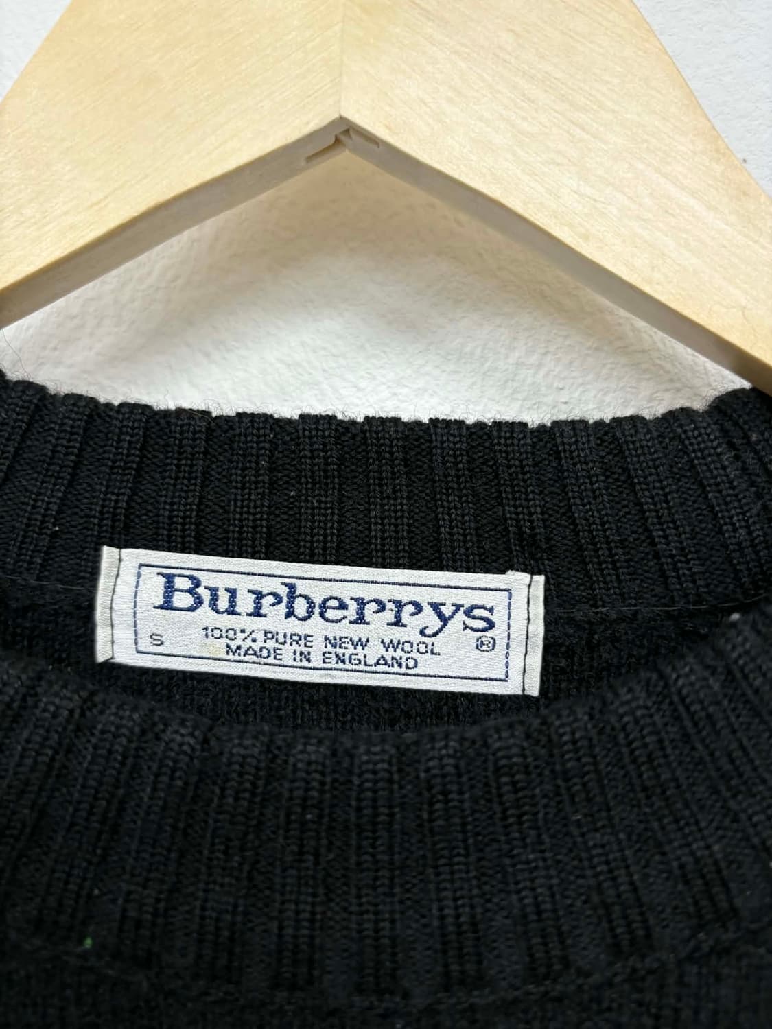 [S] 버버리 90s 코만도 울 니트 스웨터 상품이미지4