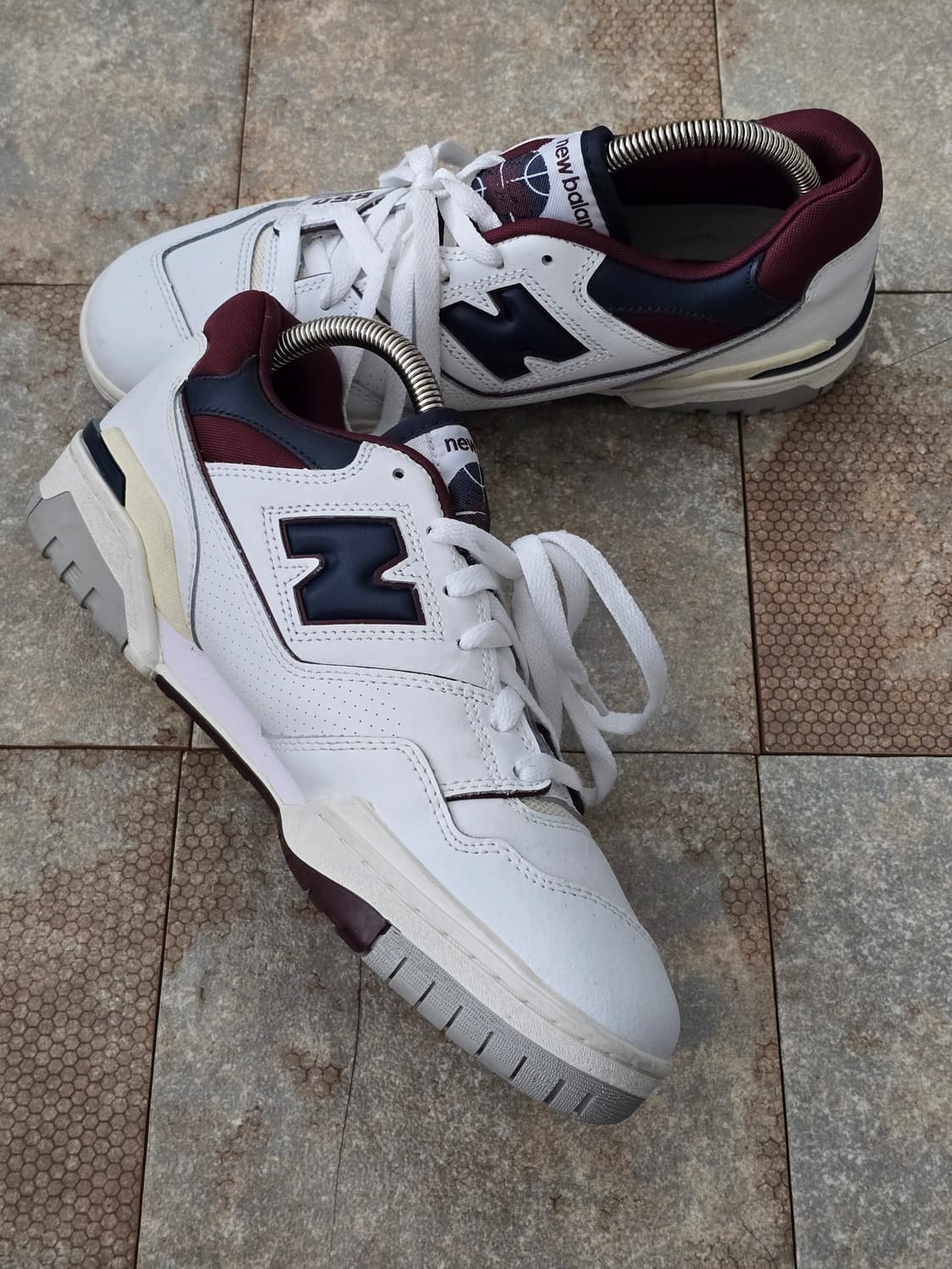 (275)뉴발란스 550 화이트 네이비 상품이미지4