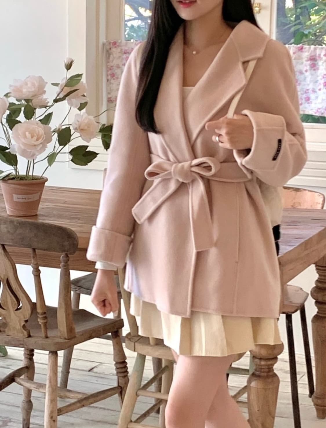 (단기할인)핸드메이드 핑크 코트🎀 상품이미지1