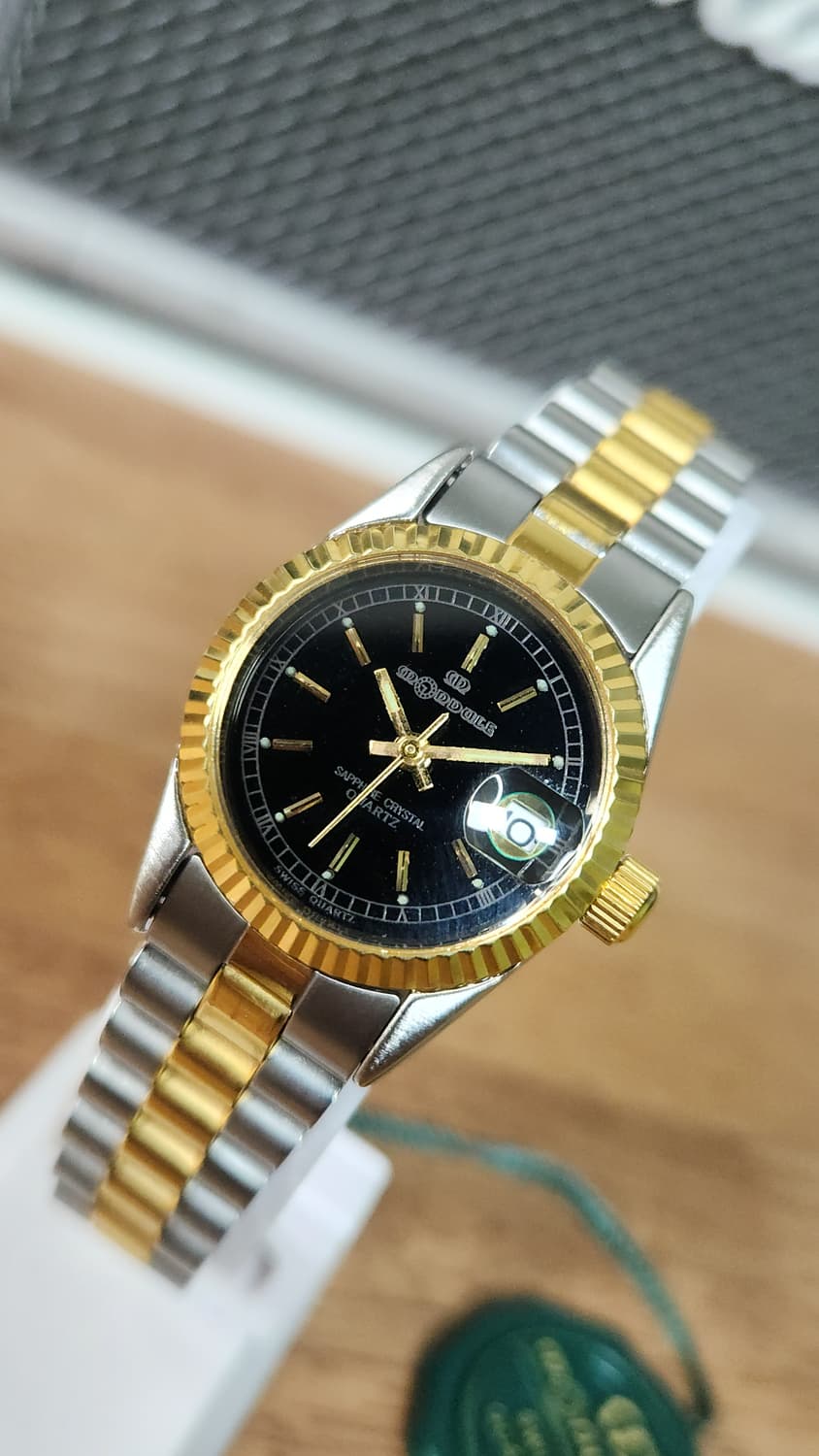 # 빈티지 콤비 22K 금도금 여성 명품시계 급처 상품이미지10