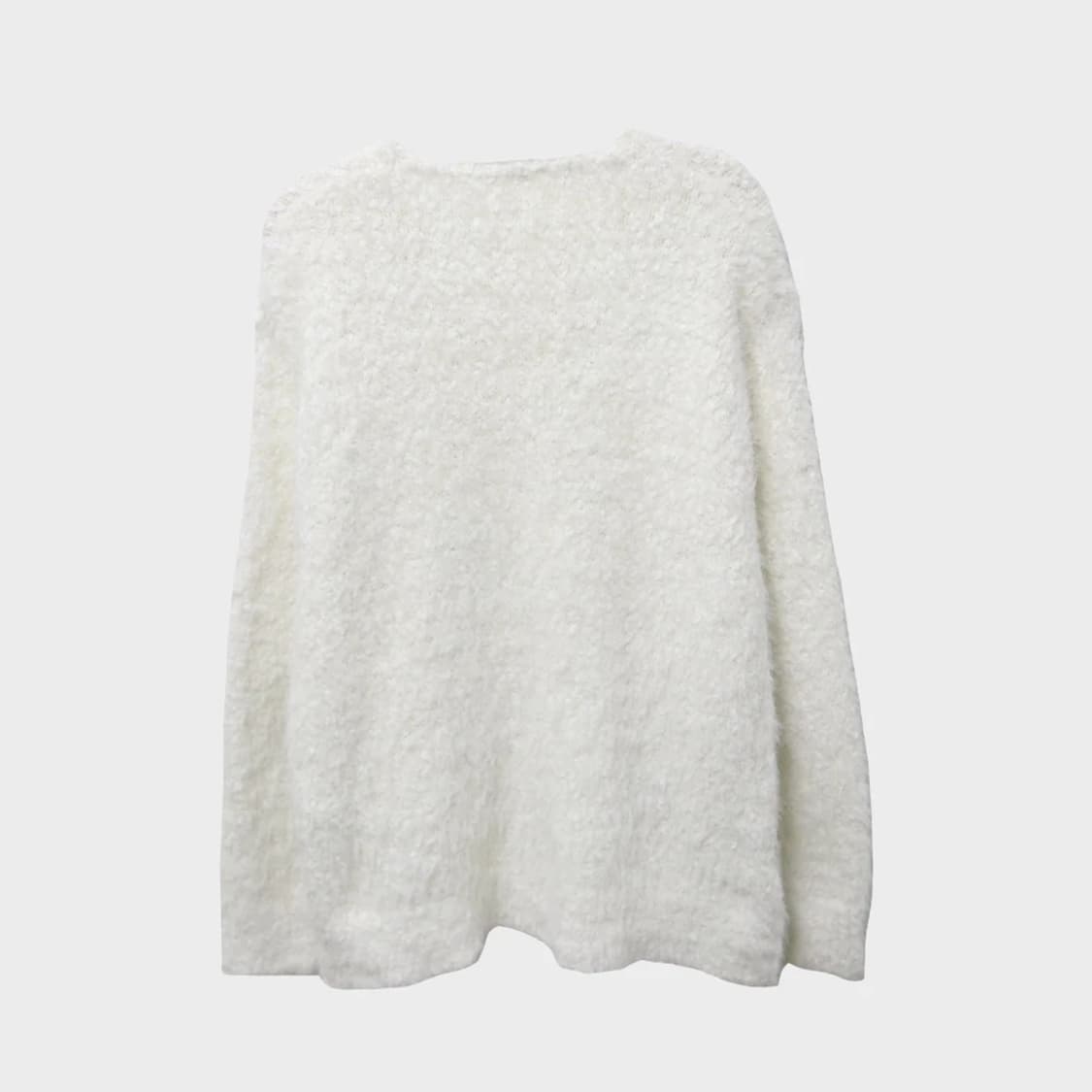 GLACIER 브이넥 뽀글이 니트 62457 상품이미지2