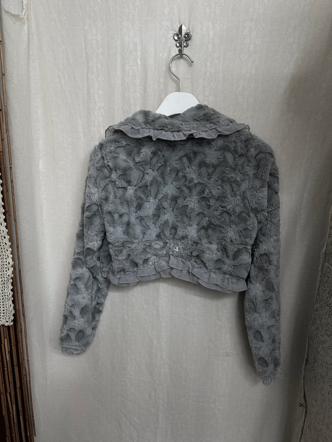 axes femme 퍼 가디건 상품이미지2