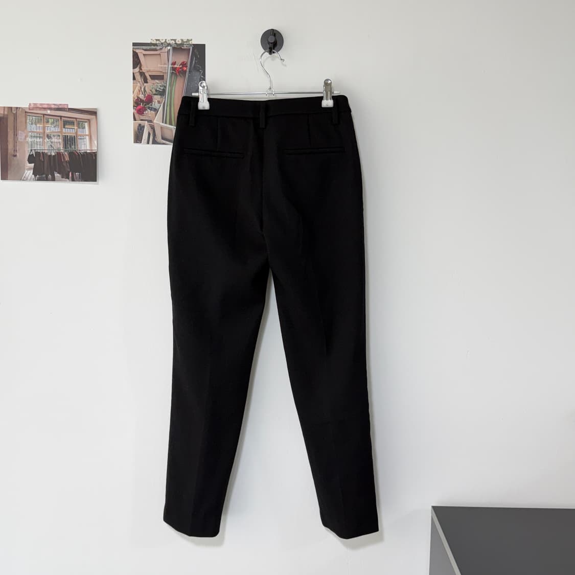 [26] 한섬 타임 울 슬랙스 블랙 상품이미지3