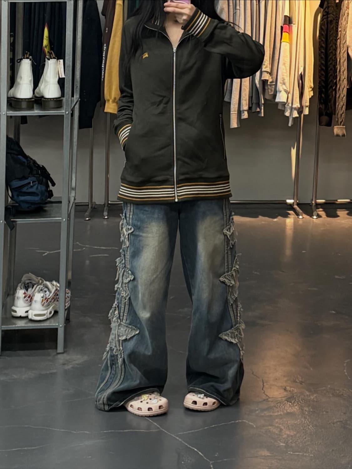 버버리 블랙라벨 트랙탑 져지 A2958 상품이미지1