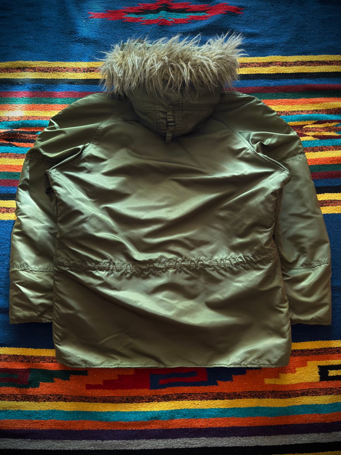 90s USA 알파인더스트리 N-3B  Flight parka 상품이미지2