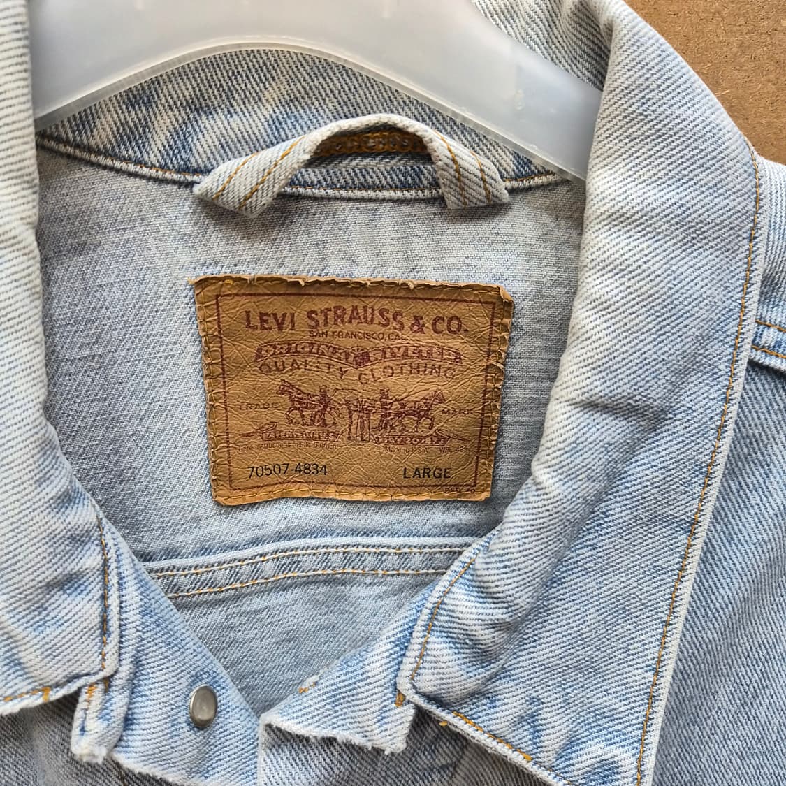 90s USA 리바이스 데님자켓 상품이미지2