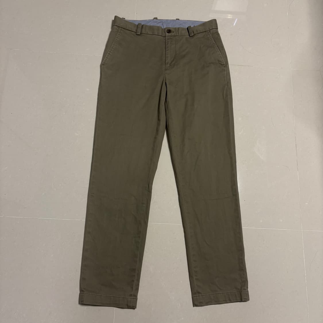 정품 브룩스브라더스 카키 치노팬츠 면바지 31인치 상품이미지3