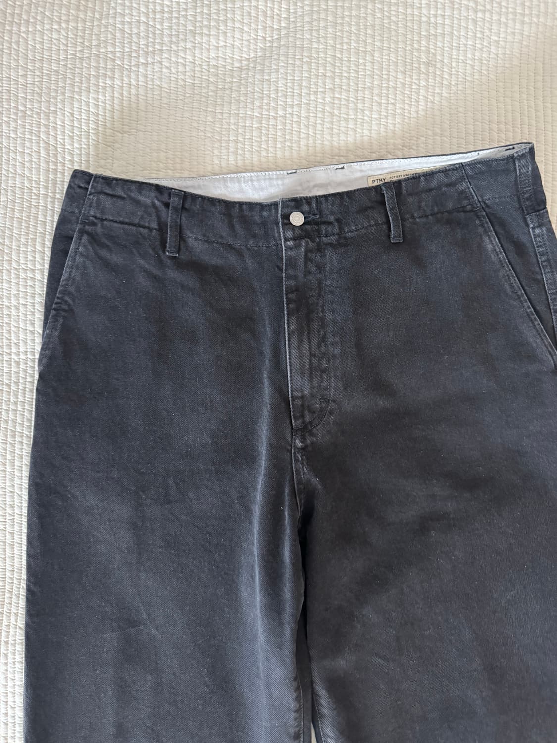 (미착용새상품)포터리 원워시드 컴포트 데님 - 블루 블랙 (4사이즈) 상품이미지8