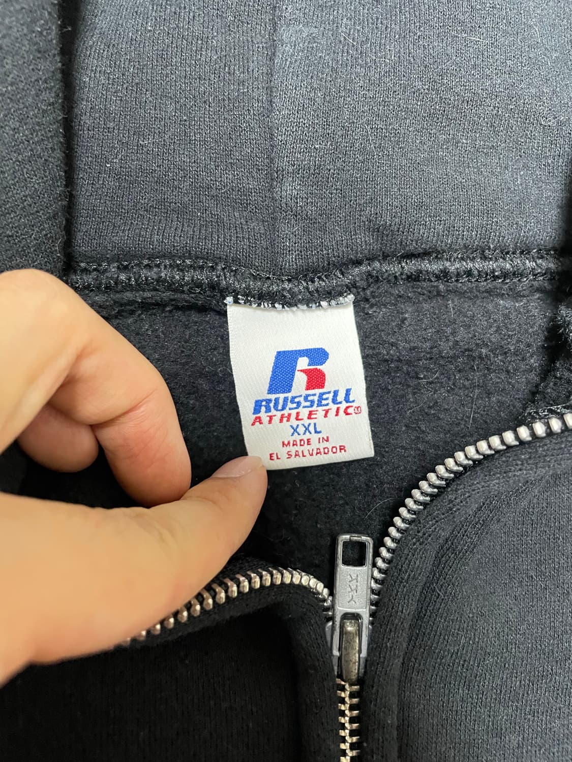 90s russell athletic hoodie zip 러셀 상품이미지3