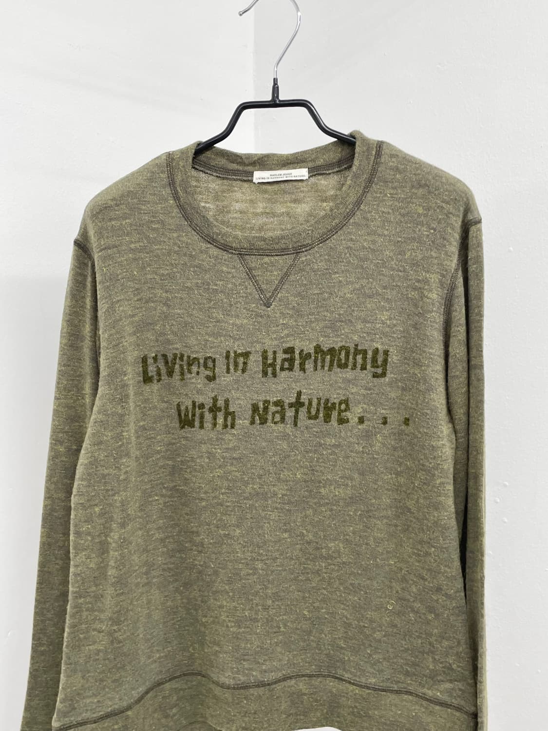 카키 레터링 슬리브 상품이미지5