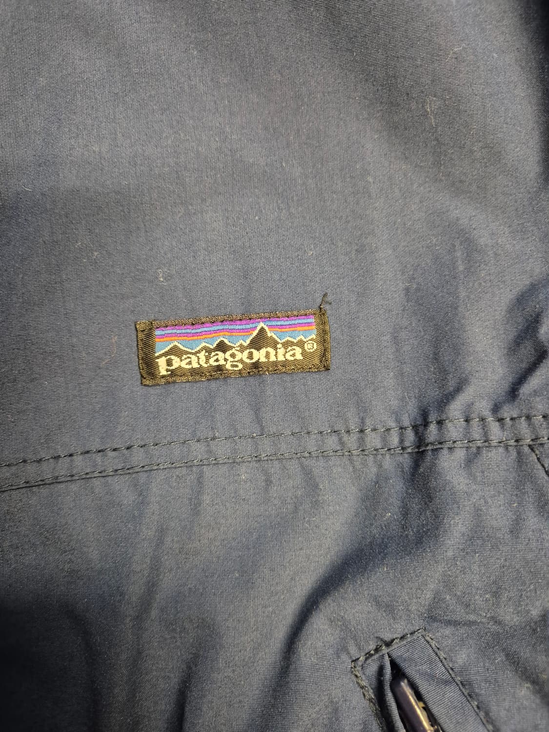 Patagonia 파타고니아 쉘드 신칠라 봄버 자켓 navy blue 상품이미지4