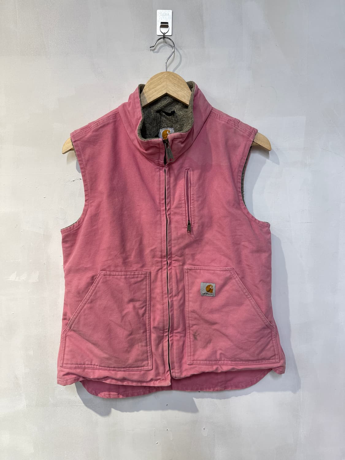 칼하트 핑크 플리스 베스트 조끼 상품이미지1