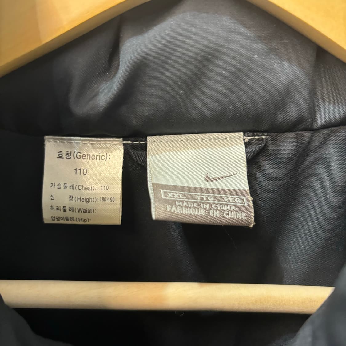 00s 나이키 올드스쿨 블랙 바람막이 2XL 상품이미지6