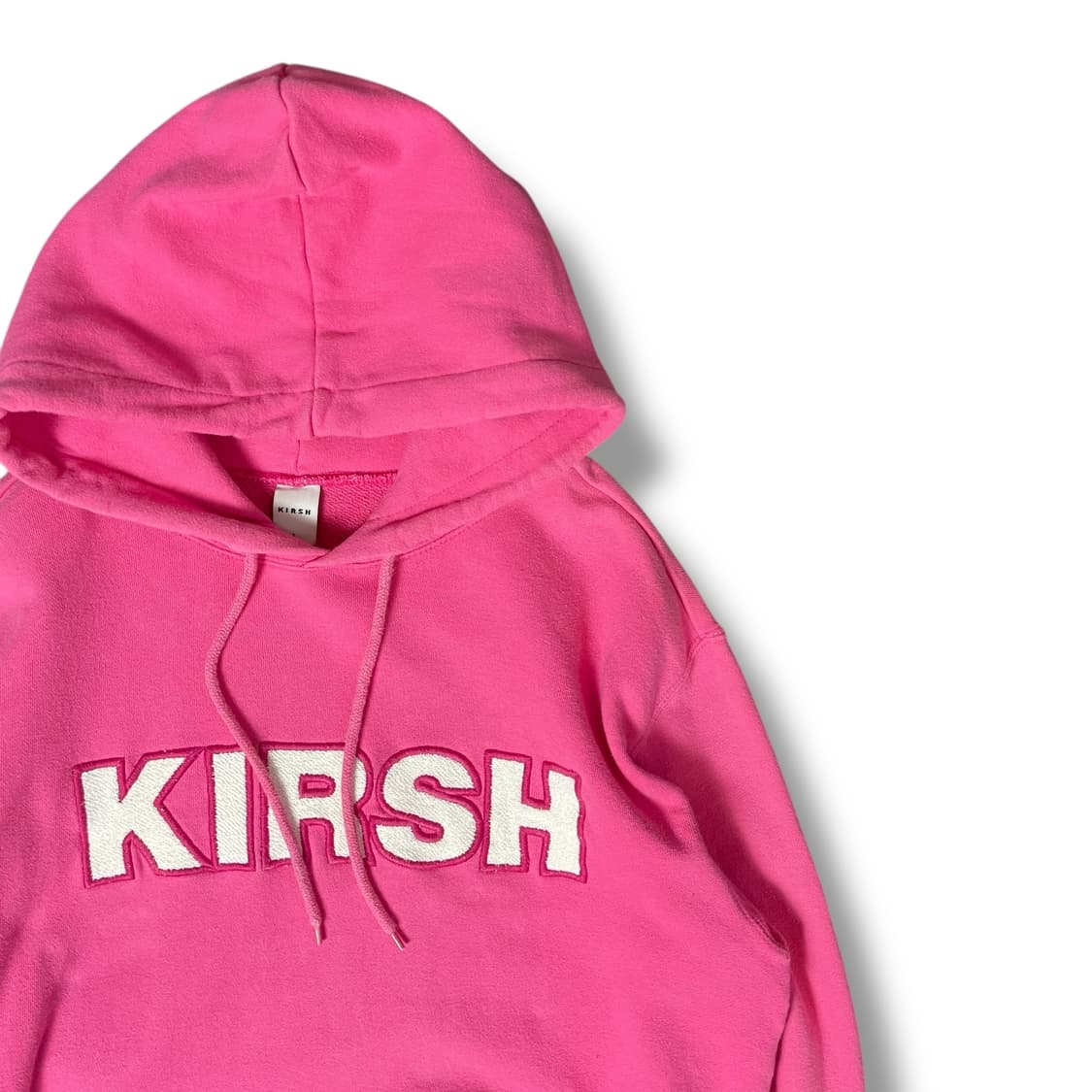 키르시 빅 체리 로고 아플리케 기모 후드 1 상품이미지3