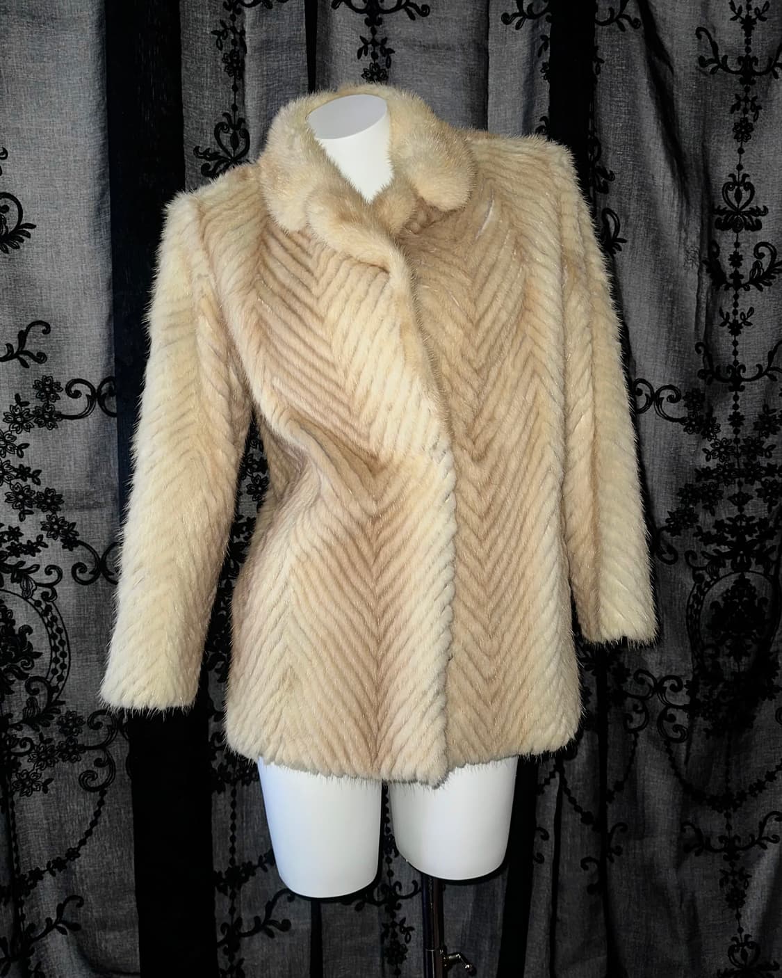 beige mink fur 상품이미지2