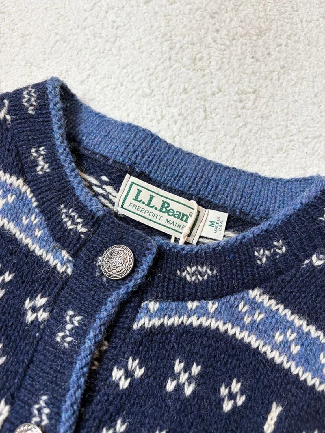 LL Bean 80's 노르딕 패턴 니트 베스트 PN6841 상품이미지4