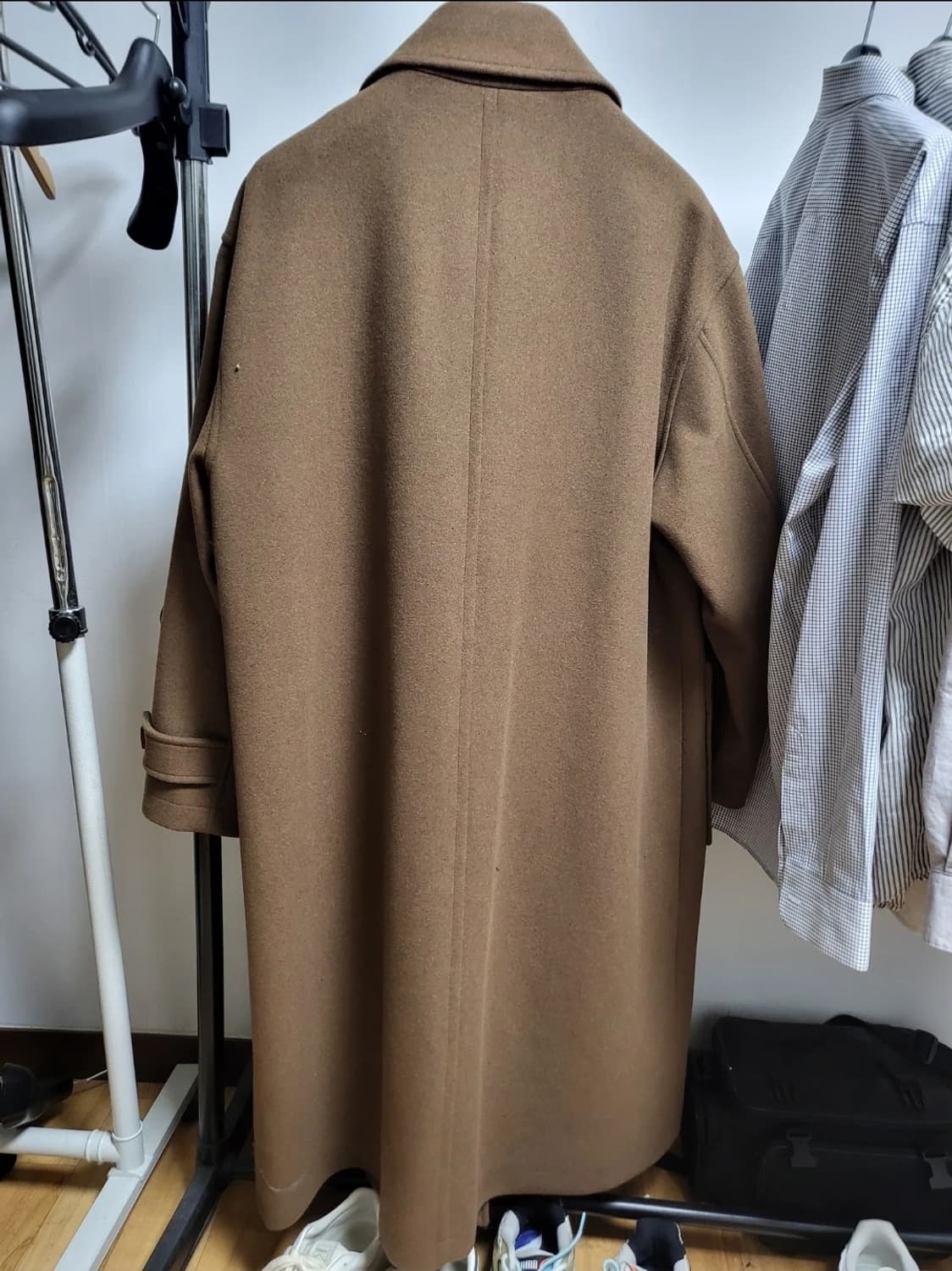 키뮤어 더플 코트 떡볶이코트 브라운 L 상품이미지5